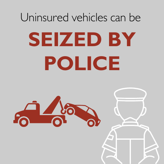 ghost broking - Uninsured vehicles can be SEIZED BY POLICE